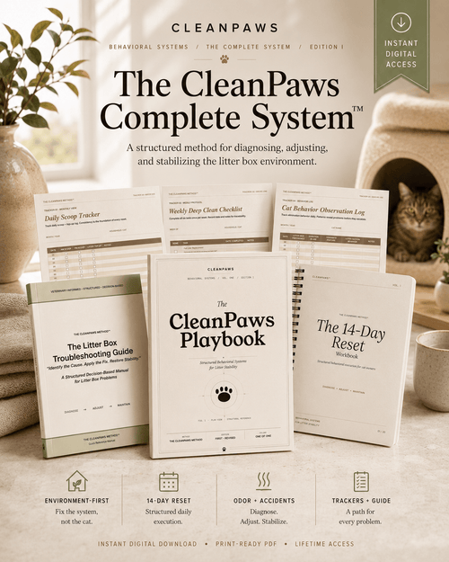 Stop Guessing Why Your Cat Avoids the Litter Box. Follow a Structured System to Identify the Real Cause. - CleanPaws