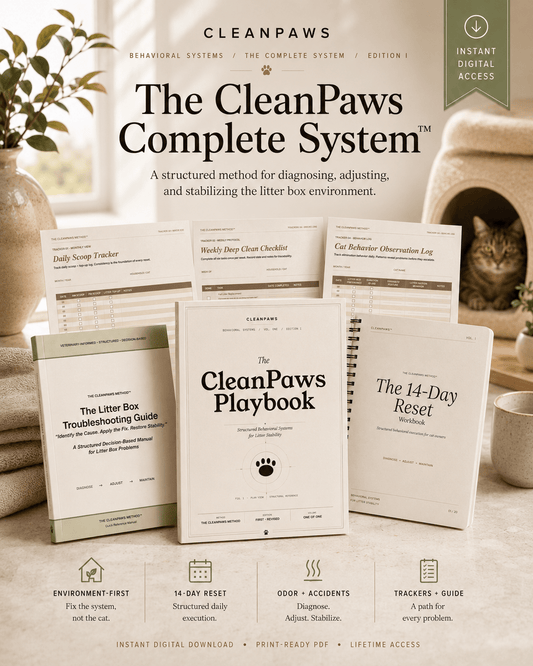 Stop Guessing Why Your Cat Avoids the Litter Box. Follow a Structured System to Identify the Real Cause. - CleanPaws